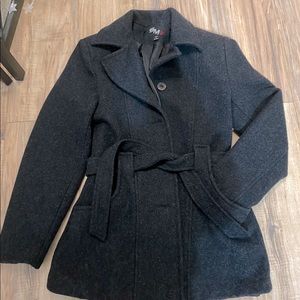 VINTAGE SM2 Pea Coat 100% Pure Merino Wool